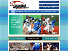 Tablet Screenshot of japanball.com